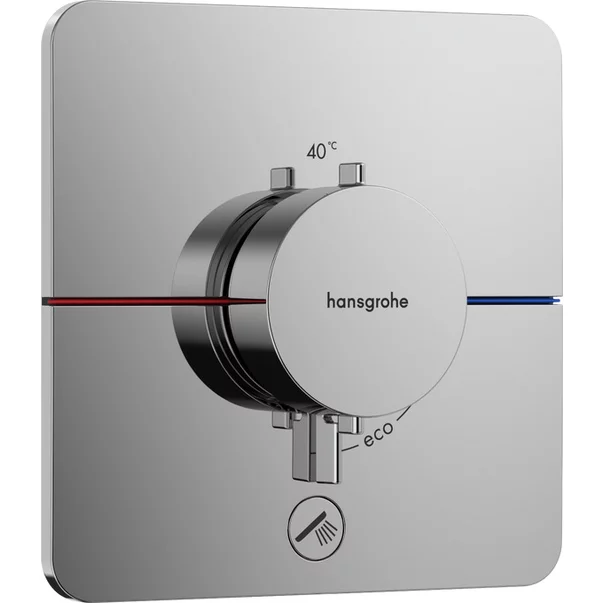 Baterii baie - Baterie dus termostatata incastrata Hansgrohe ShowerSelect Comfort Q 1 functie si iesire suplimentara