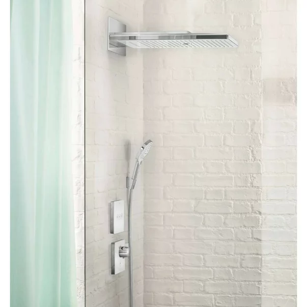 Divertor incastrat Hansgrohe ShowerSelect alb/crom cu 3 iesiri [2]