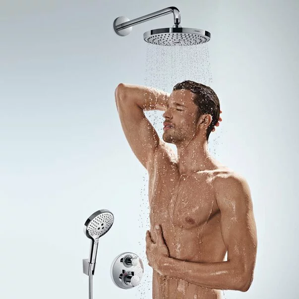 Baterie dus termostatata Hansgrohe Ecostat S doua functii crom si iBox inclus [4]