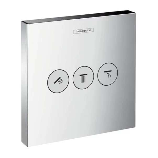 Baterii baie - Comutator 3 functii Hansgrohe ShowerSelect crom lucios