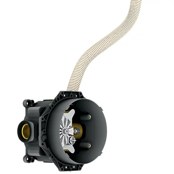 Baterii baie - Corp incastrat Hansgrohe Axor IBox pentru baterii electronice cu montaj pe lavoar