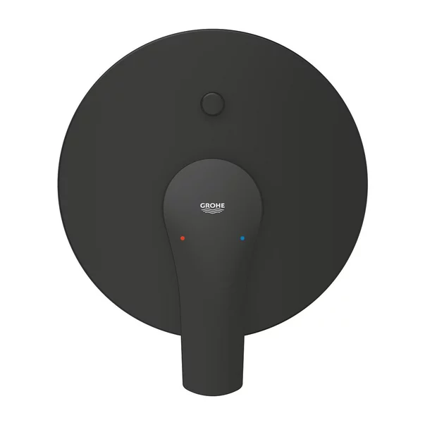 Baterie cada-dus incastrata Grohe Eurosmart negru mat fara corp ingropat [3]