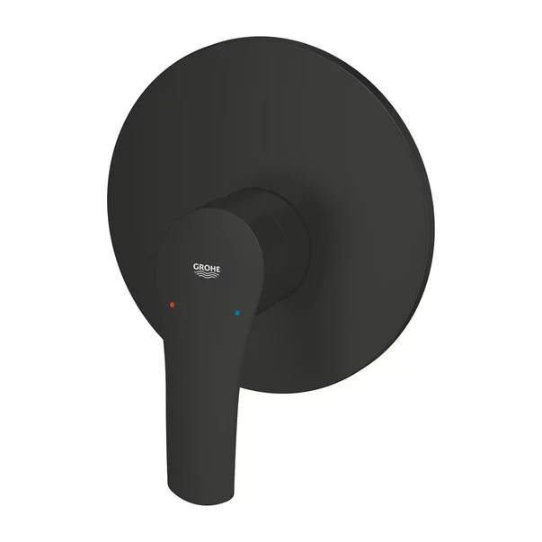 Baterie dus incastrata Grohe Eurosmart negru mat fara corp ingropat [4]