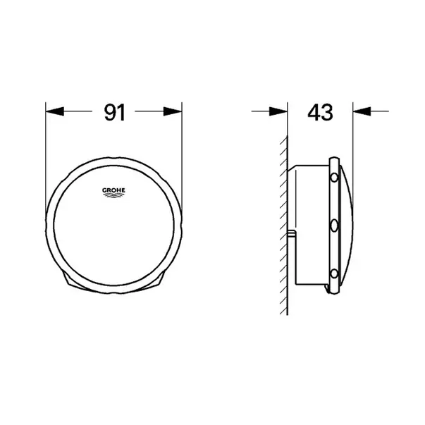 Capac sifon si preaplin Grohe Talentofill auriu lucios Cool Sunrise [3]