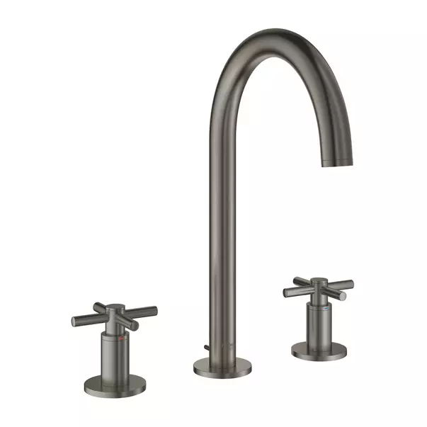 Baterie lavoar 3 elemente Grohe Atrio M dubla comanda antracit periat Hard Graphite [1]