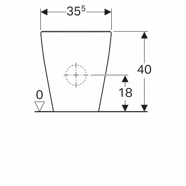 Vas wc pe pardoseala Geberit iCon Rimfree pentru rezervoare aparente [5]