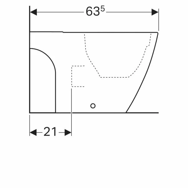 Vas wc pe pardoseala Geberit iCon Rimfree pentru rezervoare aparente [6]