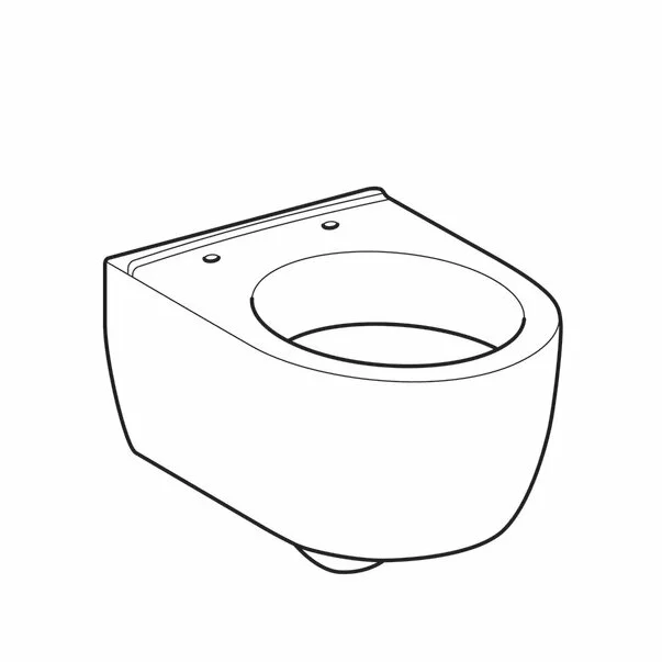 Vas wc suspendat Geberit Icon fara capac alb cu spalare verticala [2]