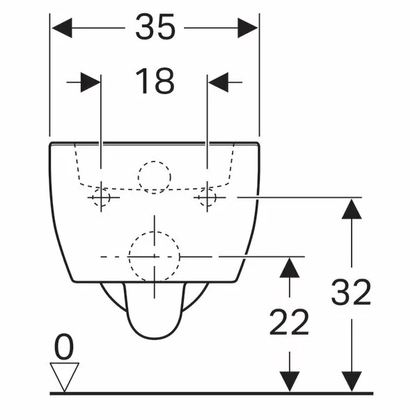 Vas wc suspendat Geberit Icon fara capac alb cu spalare verticala [4]