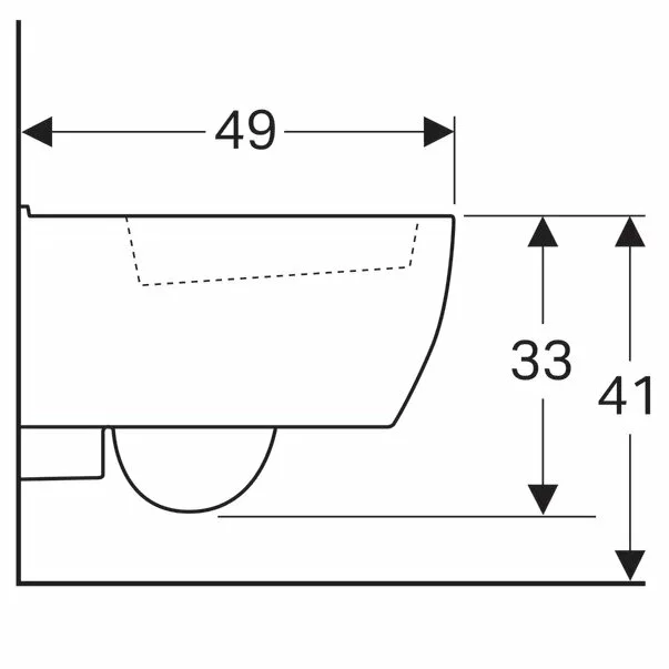 Vas wc suspendat Geberit Icon fara capac alb cu spalare verticala [5]