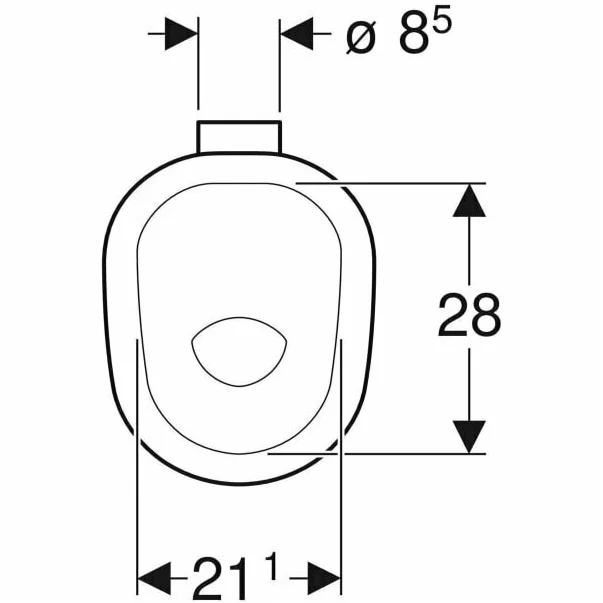 Vas wc pe pardoseala pentru bebelusi si copii mici Geberit Bambini cu spalare verticala [5]