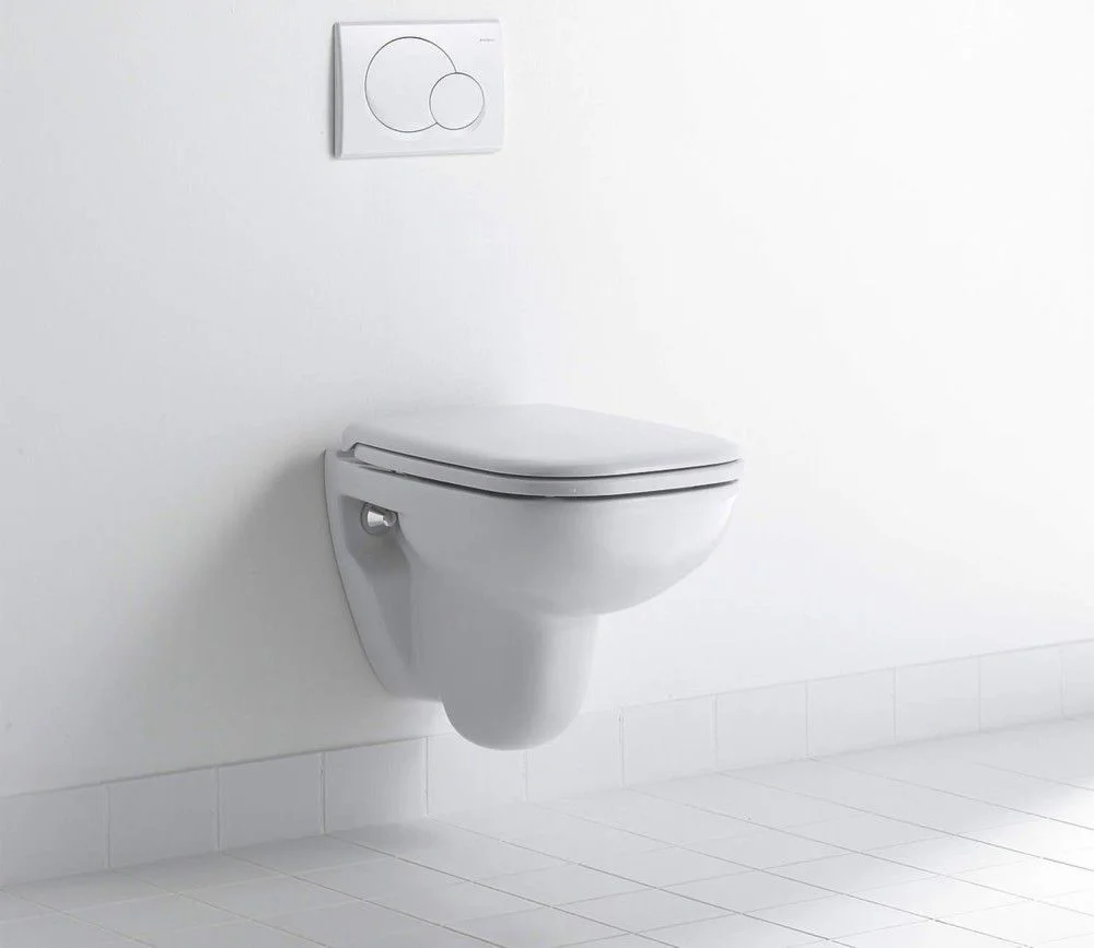 Vas WC suspendat Duravit D-CODE 35x48 cm evacuare orizontala, compact [2]