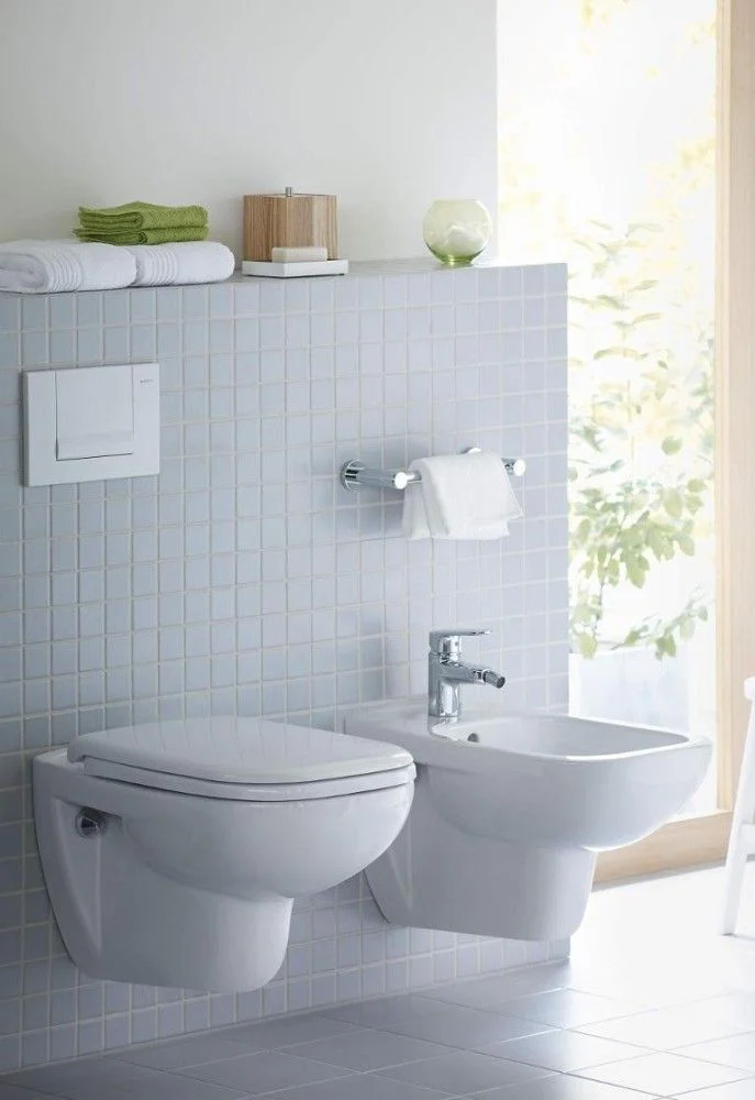 Vas WC suspendat Duravit D-CODE 35x48 cm evacuare orizontala, compact [3]