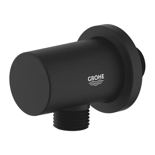 Cot de iesire Grohe Rainshower negru mat - Phantom Black [3]