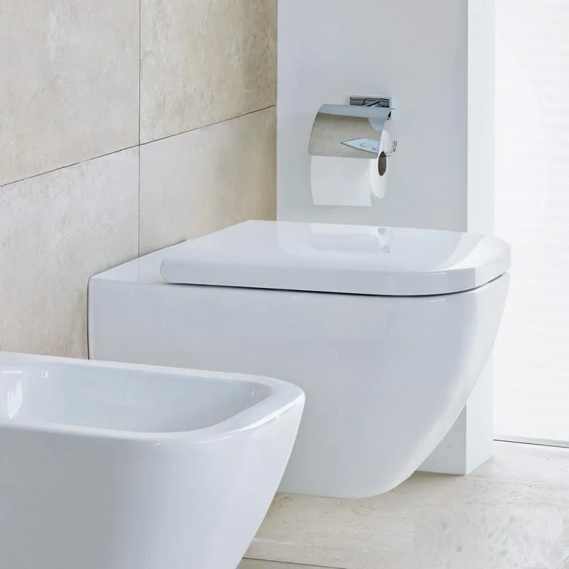 Vas WC suspendat Duravit Happy D.2 37x54 cm evacuare orizontala [3]