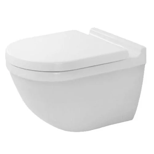 Vas WC suspendat Duravit Starck 3 36x54 cm evacuare orizontala, fixare ascunsa Obiecte Sanitare - Vas WC suspendat Duravit Starck 3 36x54 cm evacuare orizontala, fixare ascunsa