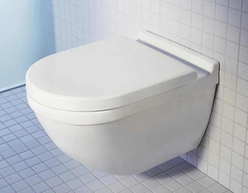 Vas WC suspendat Duravit Starck 3 36x54 cm evacuare orizontala, fixare ascunsa [3]