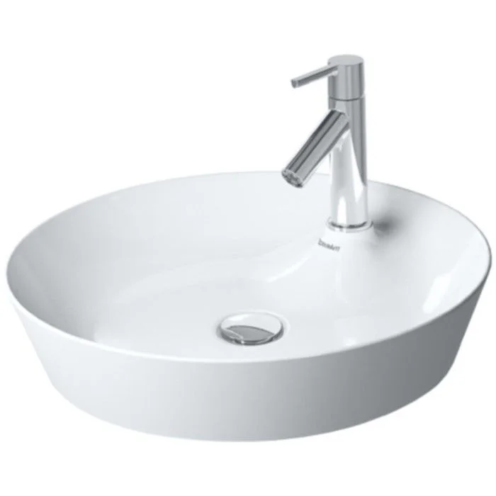 Lavoar baie pe blat, rotund Duravit Cape Cod 48x48 cm [2]