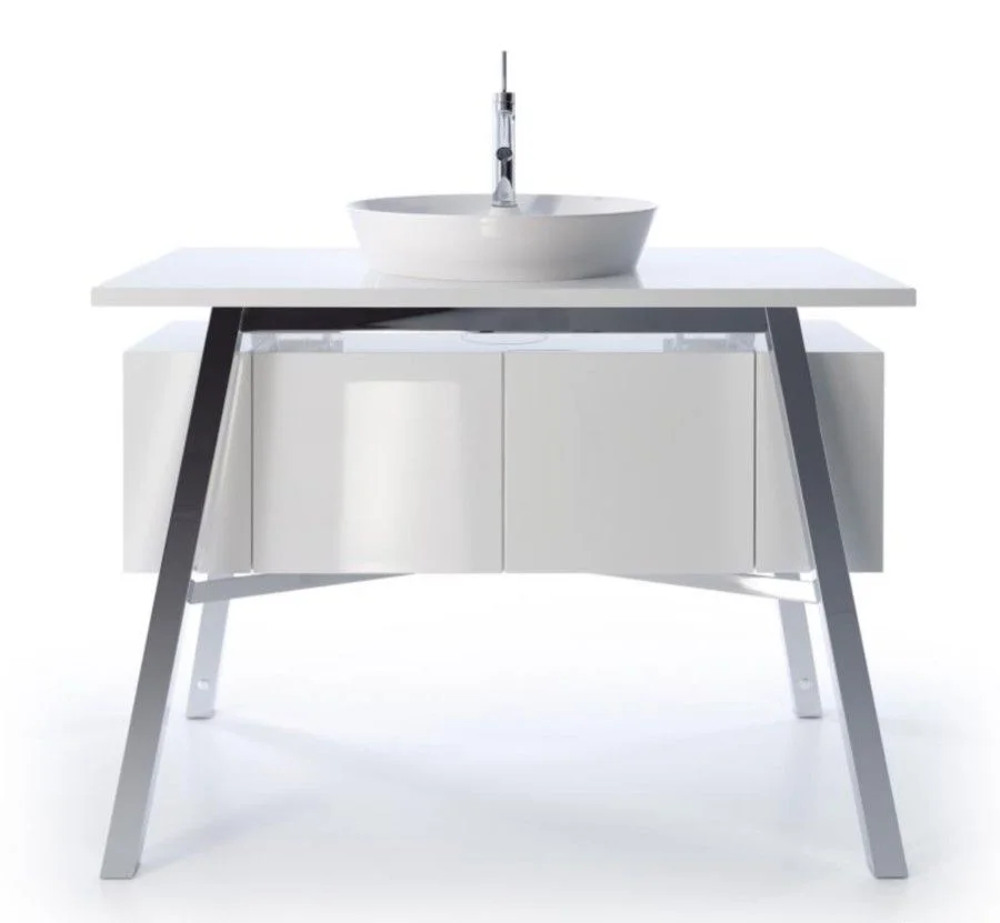 Lavoar baie pe blat, rotund Duravit Cape Cod 48x48 cm [7]