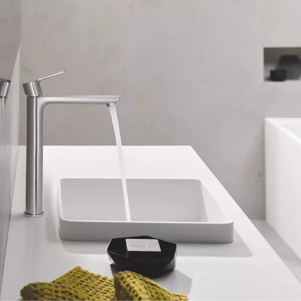 Baterie lavoar inalta Grohe Lineare marimea XL antracit periat Hard Graphite [2]