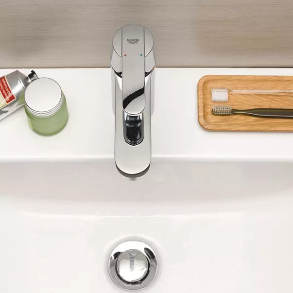 Baterie lavoar Grohe Get marimea M crom lucios cu ventil [3]