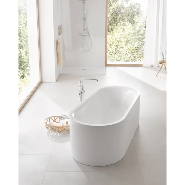 Baterie cada - dus freestanding Grohe Essence crom lucios [2]