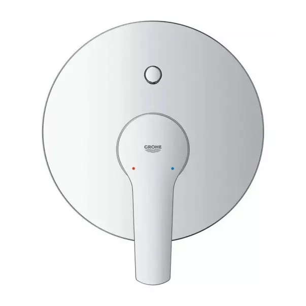 Baterie cada - dus incastrata Grohe Start crom lucios cu corp ingropat [2]
