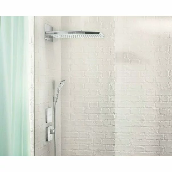 Palarie cu brat de dus Hansgrohe Rainmaker Select 580 negru - crom [2]