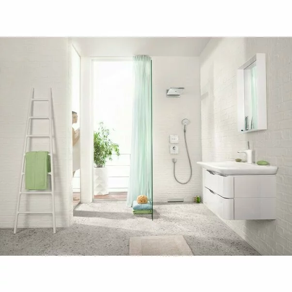 Palarie cu brat de dus Hansgrohe Rainmaker Select 580 negru - crom [7]