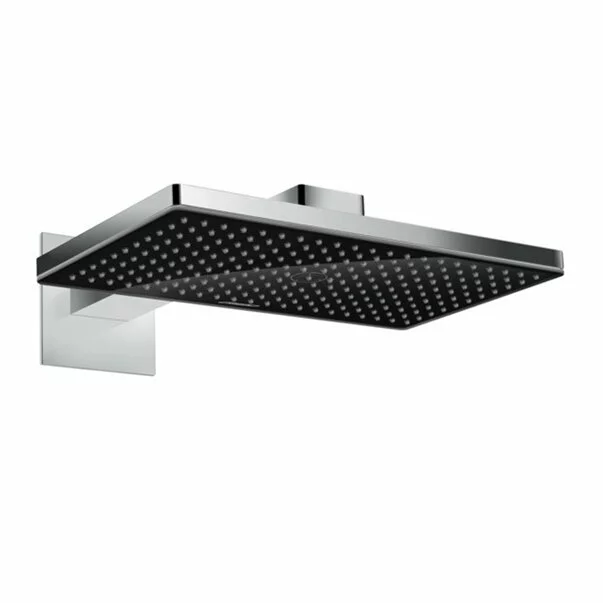 Brate si palarii dus - Palarie cu brat de dus Hansgrohe Rainmaker Select 460 negru - crom 1 functie