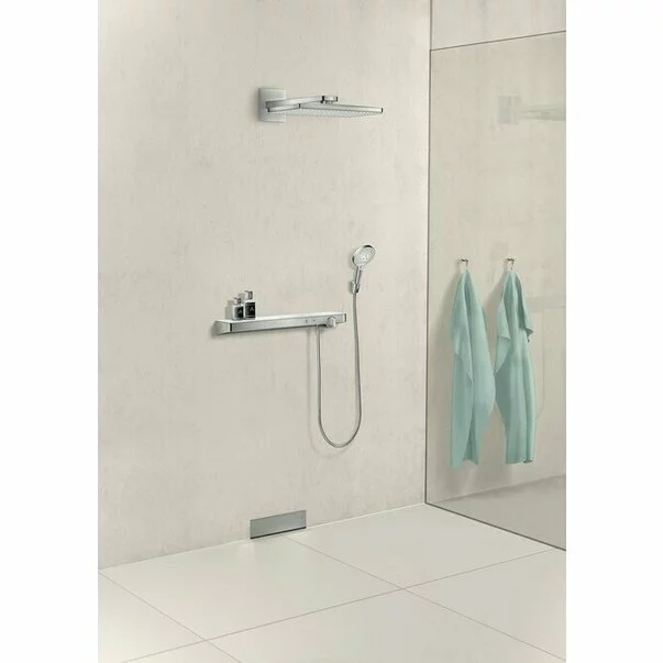 Palarie cu brat de dus Hansgrohe Rainmaker Select 460 negru - crom 1 functie [2]