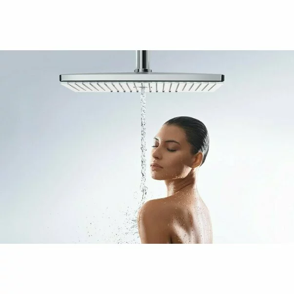 Palarie cu brat de dus Hansgrohe Rainmaker Select 460 alb - crom 3 functii [6]
