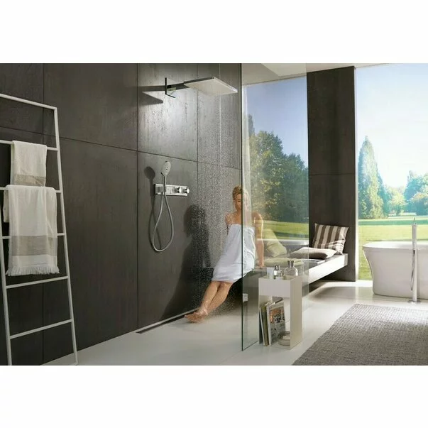 Palarie cu brat de dus Hansgrohe Rainmaker Select 460 alb - crom 3 functii [7]