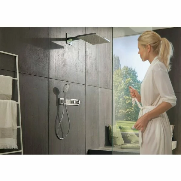 Palarie cu brat de dus Hansgrohe Rainmaker Select 460 alb - crom 3 functii [8]