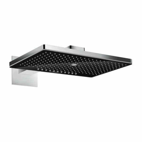 Brate si palarii dus - Palarie cu brat de dus Hansgrohe Rainmaker Select 460 negru - crom 3 functii