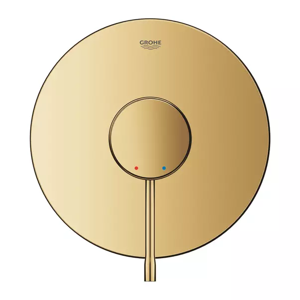 Baterie dus incastrata Grohe Essence auriu lucios Cool Sunrise fara corp ingropat [2]