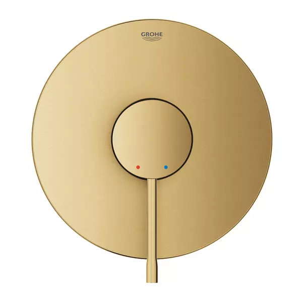 Baterie dus incastrata Grohe Essence auriu periat Cool Sunrise fara corp ingropat [2]