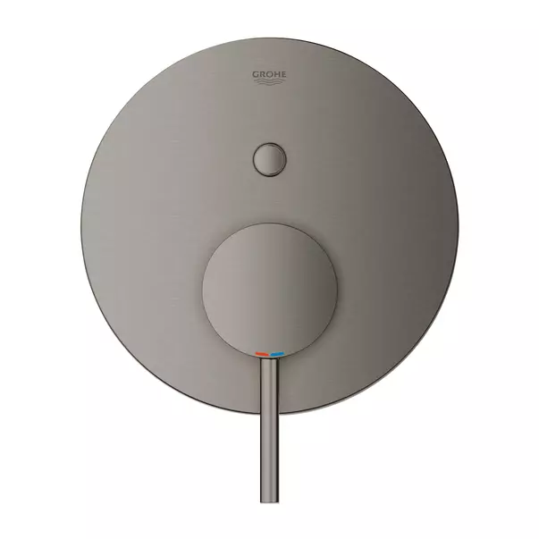 Baterie cada - dus incastrata Grohe Atrio antracit periat Hard Graphite fara corp ingropat [2]