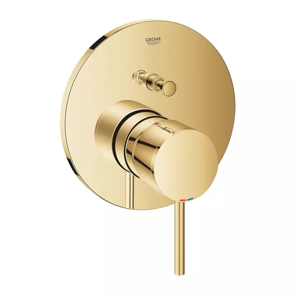Baterie cada - dus incastrata Grohe Atrio auriu lucios Cool Sunrise fara corp ingropat [1]