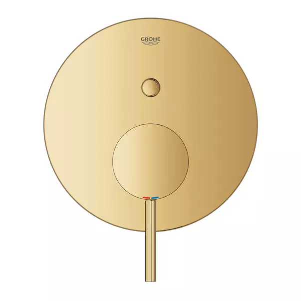 Baterie cada - dus incastrata Grohe Atrio auriu lucios Cool Sunrise fara corp ingropat [2]