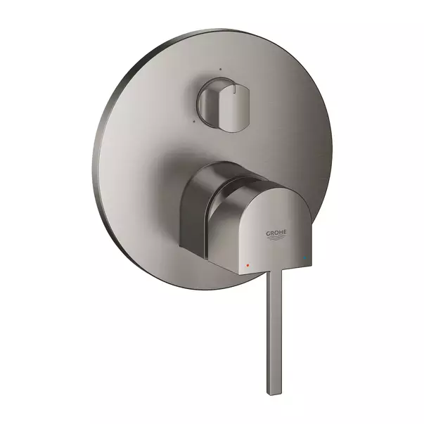 Baterii cada - Baterie cada - dus incastrata Grohe Plus 3 iesiri antracit periat Hard Graphite fara corp ingropat