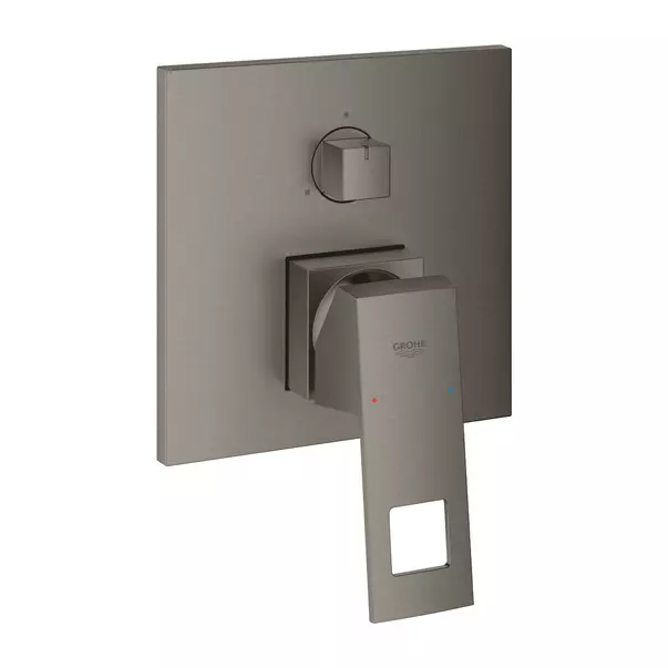 Baterii cada - Baterie cada - dus incastrata Eurocube 3 iesiri antracit periat Hard Graphite fara corp ingropat