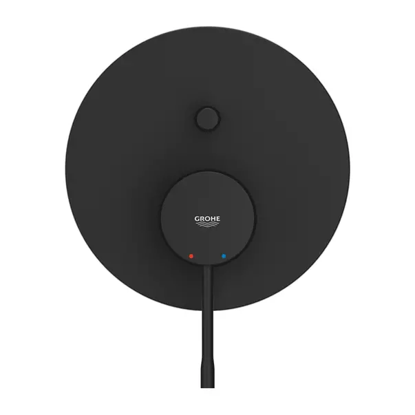 Baterie cada - dus incastrata Grohe Essence negru mat fara corp ingropat [2]