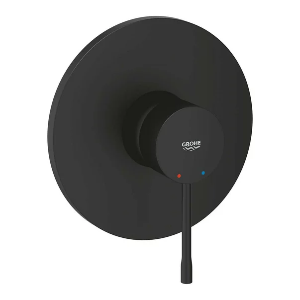 Baterie dus incastrata negru mat Grohe Essence [3]