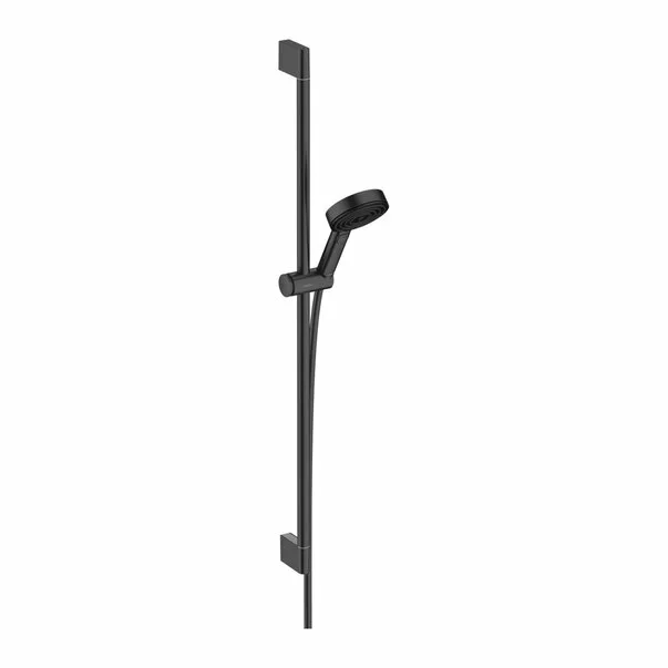 Seturi de dus - Set de dus cu bara Hansgrohe Pulsify Select 105 Relaxation 90 cm negru 3 functii