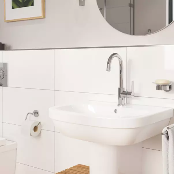 Baterie lavoar Grohe Start cu pipa pivotanta crom lucios [2]