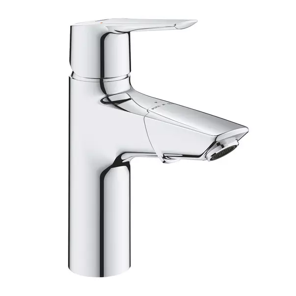 Baterie lavoar cu dus extractibil Grohe Start crom lucios cu ventil Click-Clack [1]