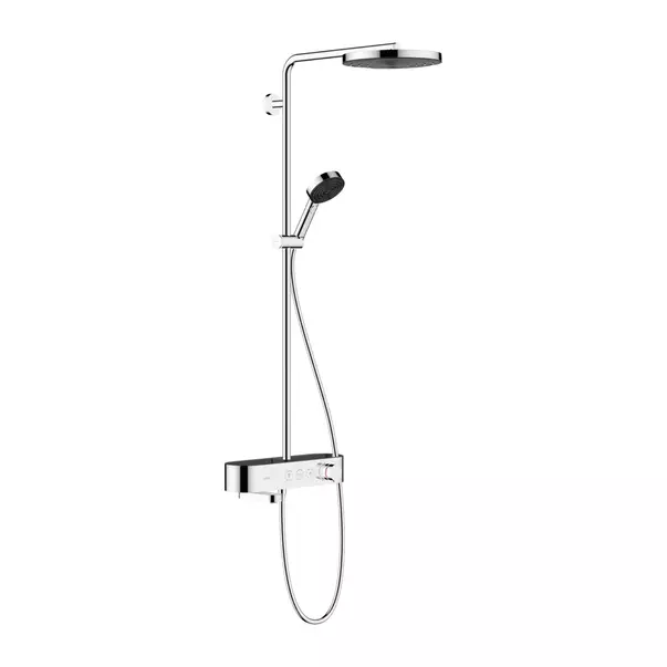 Coloane de dus - Coloana de dus cu baterie termostatata si pipa cada Hansgrohe Pulsify Select S 260 ShowerTablet Select 400