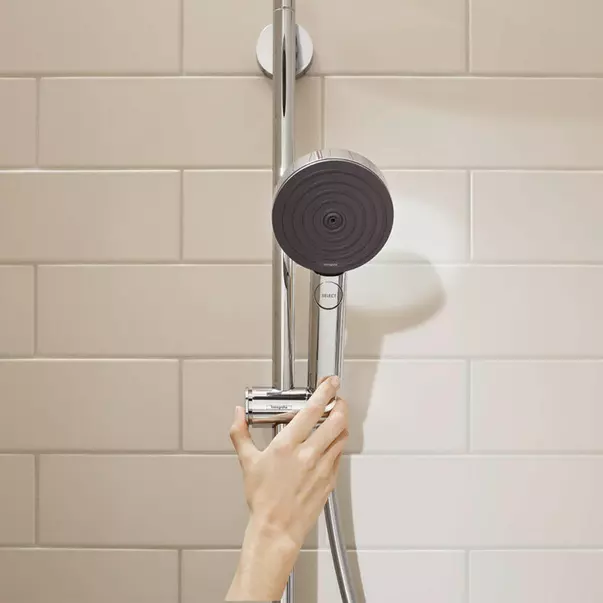 Coloana de dus cu baterie termostatata si pipa cada Hansgrohe Pulsify Select S 260 ShowerTablet Select 400 [4]
