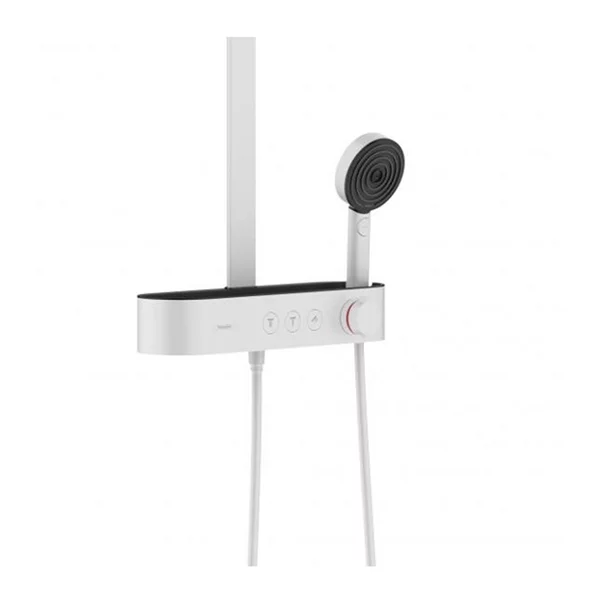 Coloana de dus Hansgrohe Pulsify S 260 alb mat cu termostat ShowerTablet Select 400 [3]